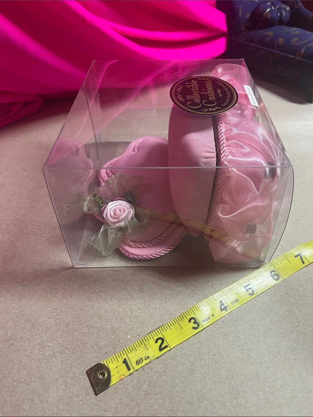 Collectible Cushions by Drilz — Pink Heart Pin Cushion Set